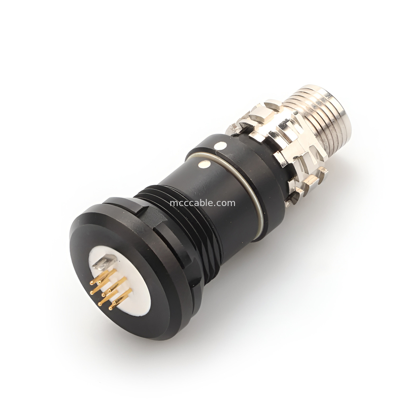 Industrial Waterproof Circular Connector X Series 8P Female Military Connector - High Speed ​​Data Transmission