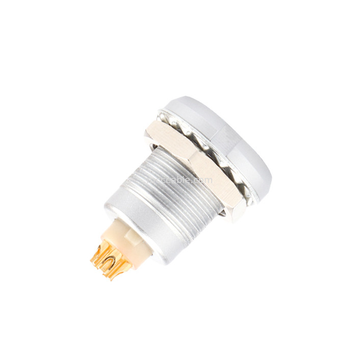 Industrial Waterproof Connector B Series Z2 5Pin Double Nut Welding Printed Circuit Board Pin Core (straight And Angled)