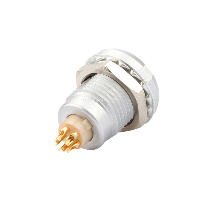 Industrial Waterproof Connector B Series Z2 5Pin Double Nut Welding Printed Circuit Board Pin Core (straight And Angled)