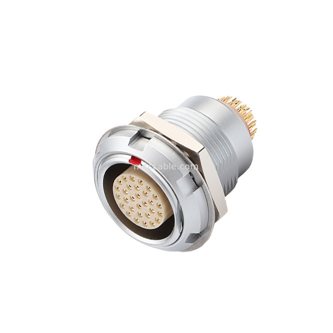 Industrial Waterproof Connector B Series Z2 5Pin Double Nut Welding Printed Circuit Board Pin Core (straight And Angled)