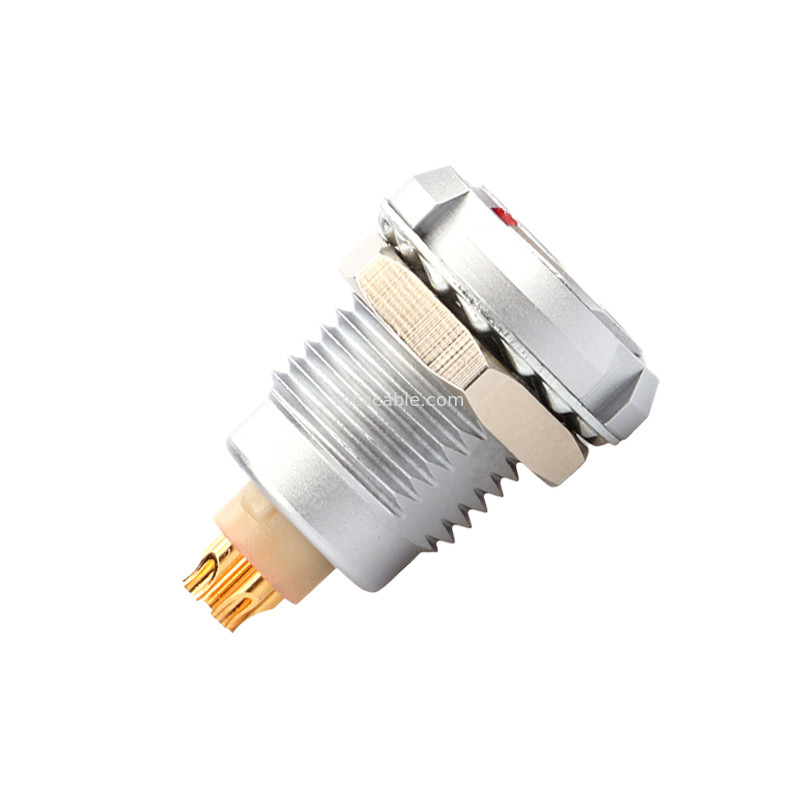 Industrial Waterproof Connector B Series Z2 5Pin Double Nut Welding Printed Circuit Board Pin Core (straight And Angled)