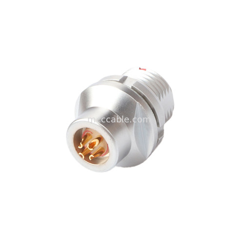Industrial Circular Connector B Series Z13 4Pin Female Connector External Fixed Vacuum Sealed Socket