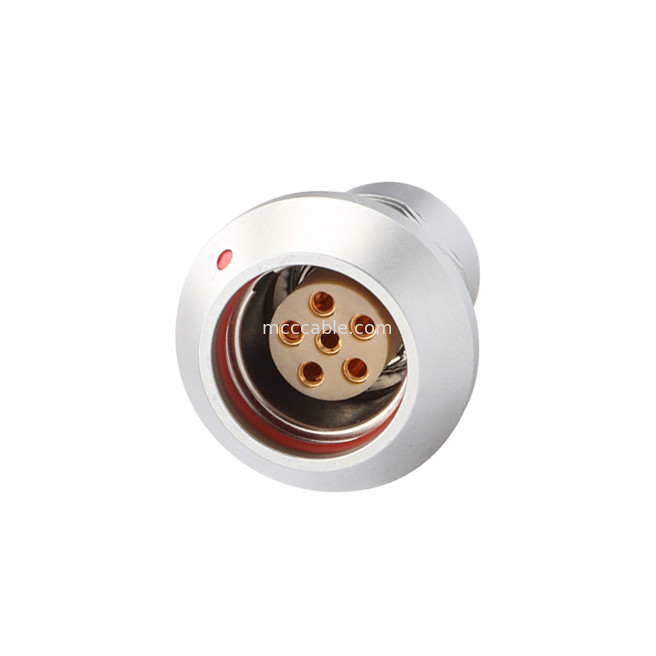 Push-pull self-locking connector Circular Connectors B Series Z8 6Pin Female