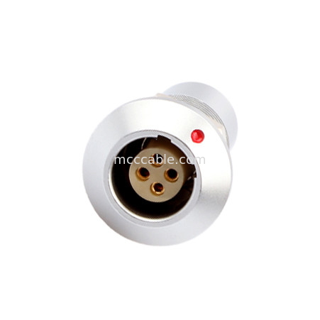Circular Waterproof Connector B Series Z7 4P Female Vacuum Sealed Waterproof Socket, Fixed Socket Nut Fixed IP68