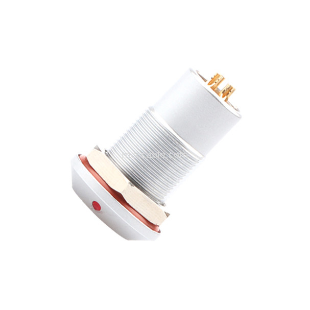 Circular Waterproof Connector B Series Z7 4P Female Vacuum Sealed Waterproof Socket, Fixed Socket Nut Fixed IP68