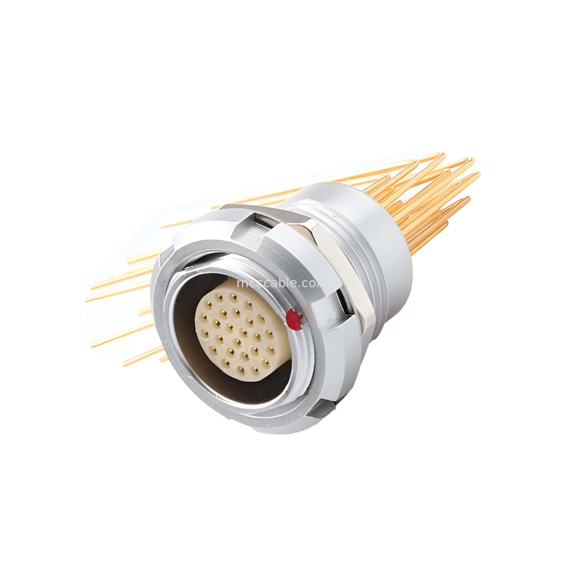 B Series Push Pull Circular Connector Multi-core Type 2~32 Core Welding Needle Core (straight Or Angled)