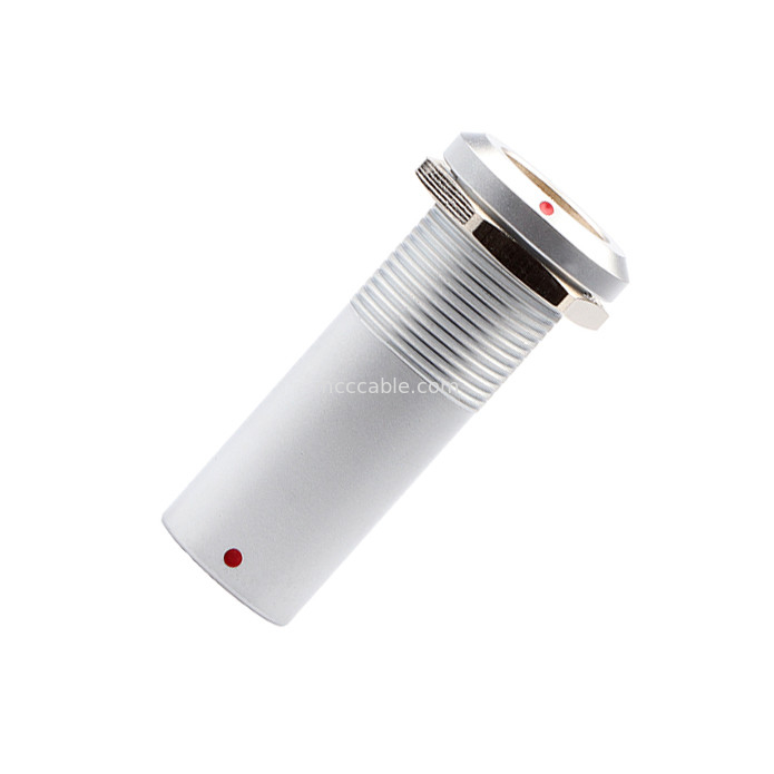 Military Industrial Medical Circular Connectors B Series Z19 16P Fixed Double Pass, Nut Fixed, Fixed Pins At Both Ends