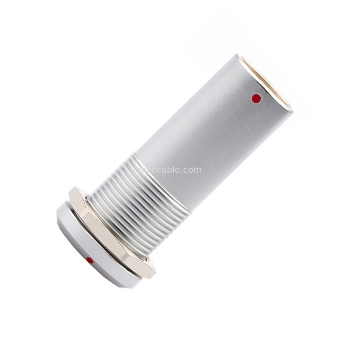 Military Industrial Medical Circular Connectors B Series Z19 16P Fixed Double Pass, Nut Fixed, Fixed Pins At Both Ends