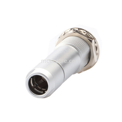 Industrial Waterproof Circular Connector B Series Z10 6P Female Indoor Universal Double Nut Cable Clamp To Fix The Cable