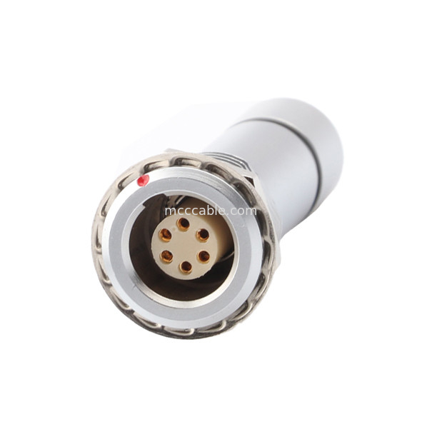 Industrial Waterproof Circular Connector B Series Z10 6P Female Indoor Universal Double Nut Cable Clamp To Fix The Cable