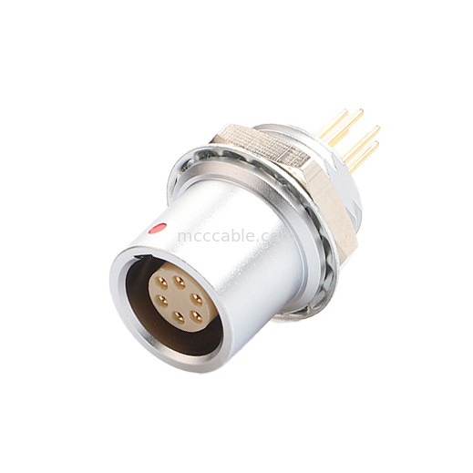 Push-pull Self-locking Connector Circular Industrial Control B Series Z6 Connector 6-pin Female To 6-pin Signal Sensor