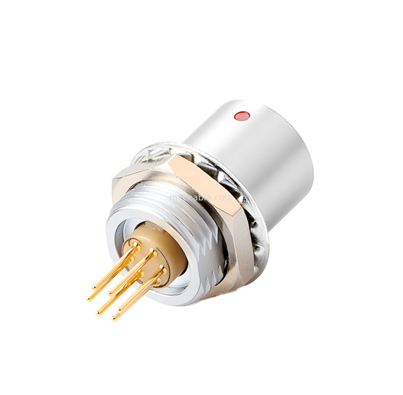 Push-pull Self-locking Connector Circular Industrial Control B Series Z6 Connector 6-pin Female To 6-pin Signal Sensor