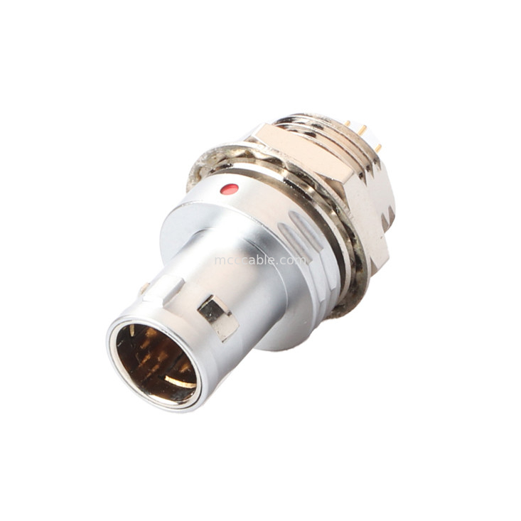 Circular Connector T9 7Pin Fixed Plug Nut Fixed Military Medical Aerospace Equipment Connector