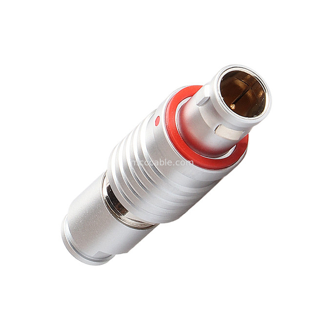 Push-pull Self-locking T6 Sealed Plug IP54 Industrial Connector, Circular Waterproof Connector M B Series