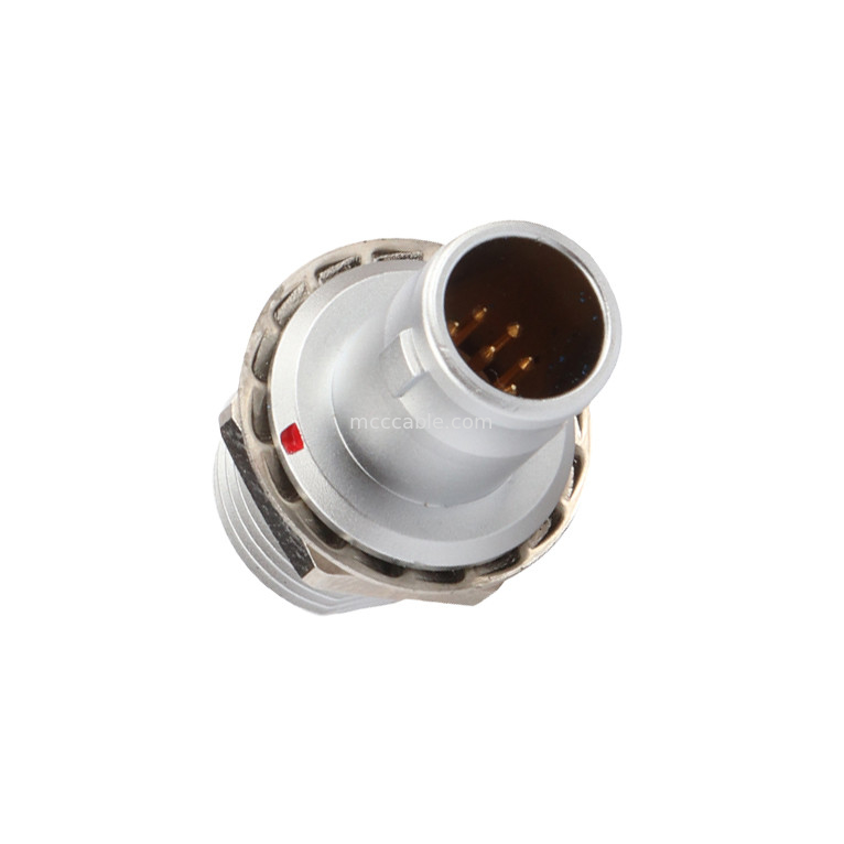 Push-pull Self-locking T2 8Pin Circular Connector Panel Fixed Plug Without Locking Device Industrial Solution