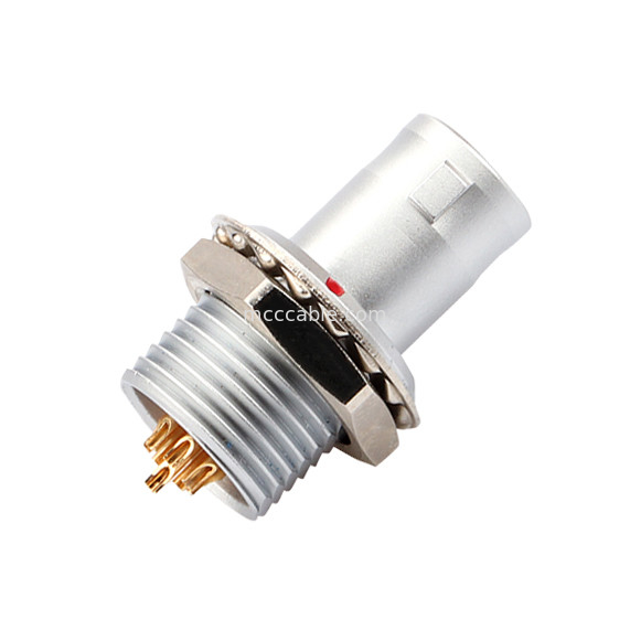 Push-pull Self-locking T2 8Pin Circular Connector Panel Fixed Plug Without Locking Device Industrial Solution