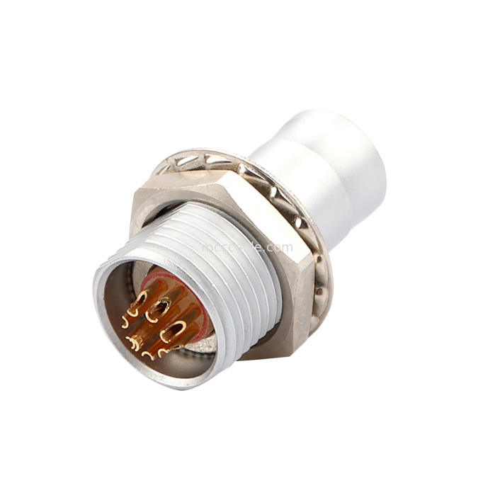 Push-pull Self-locking T2 8Pin Circular Connector Panel Fixed Plug Without Locking Device Industrial Solution