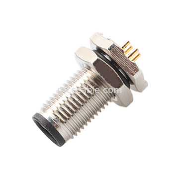 Circular Connector M5 code-A Waterproof Series Panel Flange PCB Male Socket Support 3-core and 4-core customization IP67