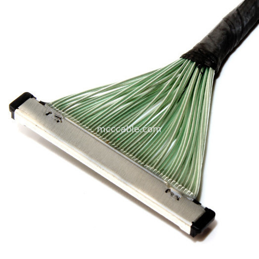 50 Pin 20380-R30T-06 LVDS EDP Micro Coaxial Cable Assembly 50P connector