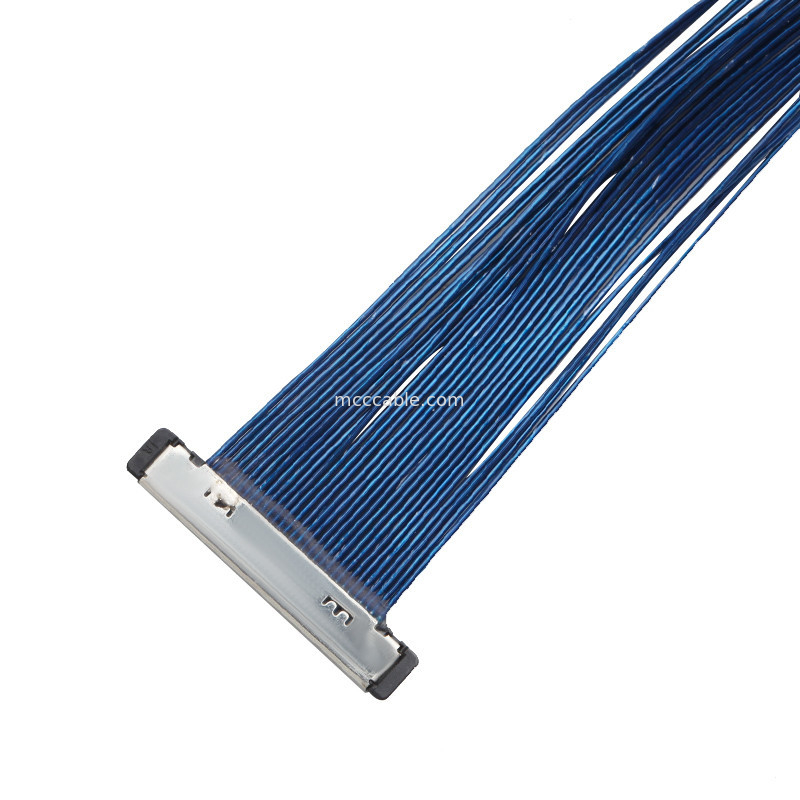 30 Pin EDP  Micro Coaxial Cable Assembly 20380-R30T-06 lvds display connector