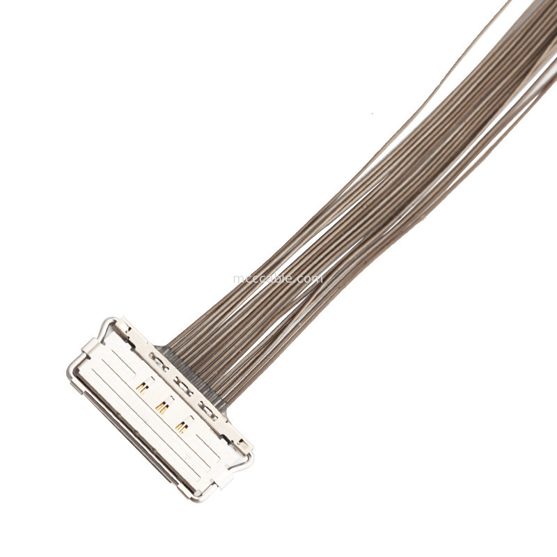 0.4mm Pitch LVDS EDP Cable  20679-20p Micro Coaxial lvds display connector