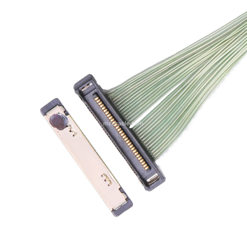 35P Micro Coaxial Cable 20380-035t-06 Lvds Connector 0.4mm Pitch Right Angle