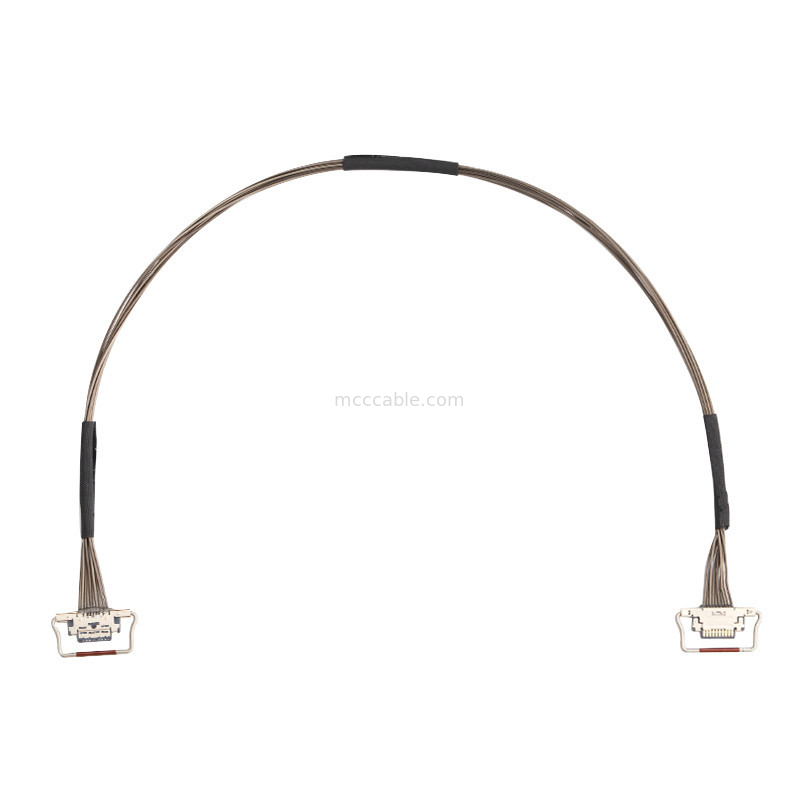 10 Pin Micro Coaxial Cable 0.4mm Pitch 20633-310T-01S Lvds For Thermal Camera