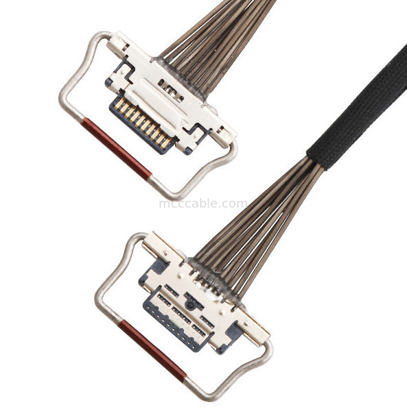 10 Pin Micro Coaxial Cable 0.4mm Pitch 20633-310T-01S Lvds For Thermal Camera