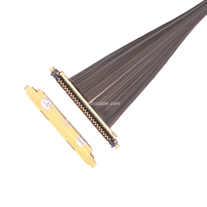 20531 50P Vertical Mating Micro Coaxial Cable 20531-050t-02 0.25mm Right Angle Connector
