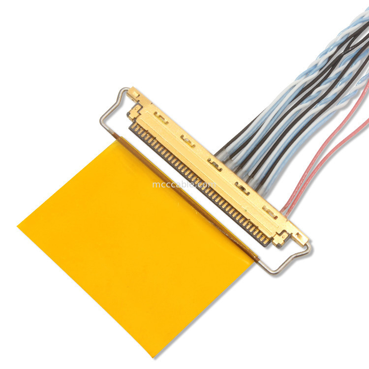 1.25mm 0.5mm Lvds Coaxial Cable Df13 30ds 1.25 To 20453-240T-03 0.5mm pitch