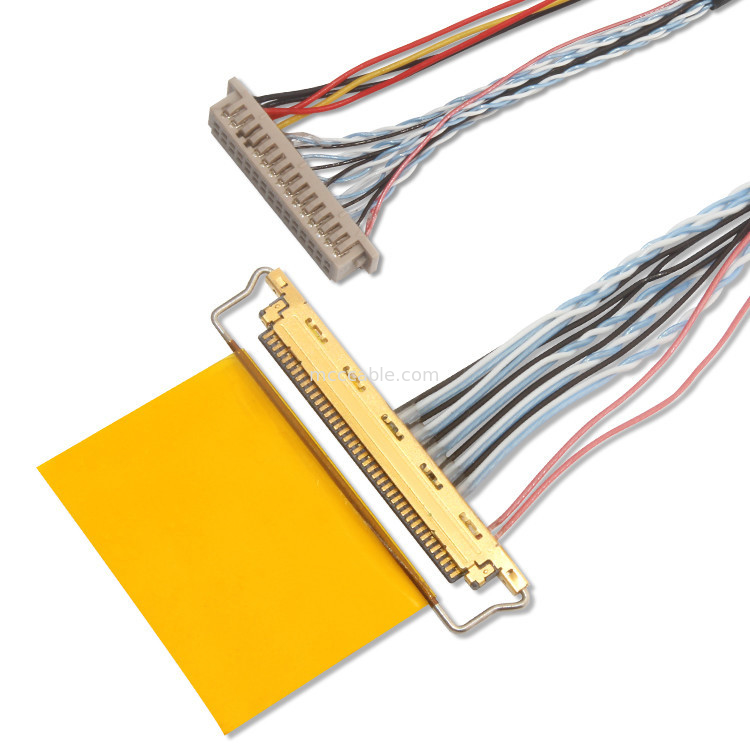 1.25mm 0.5mm Lvds Coaxial Cable Df13 30ds 1.25 To 20453-240T-03 0.5mm pitch