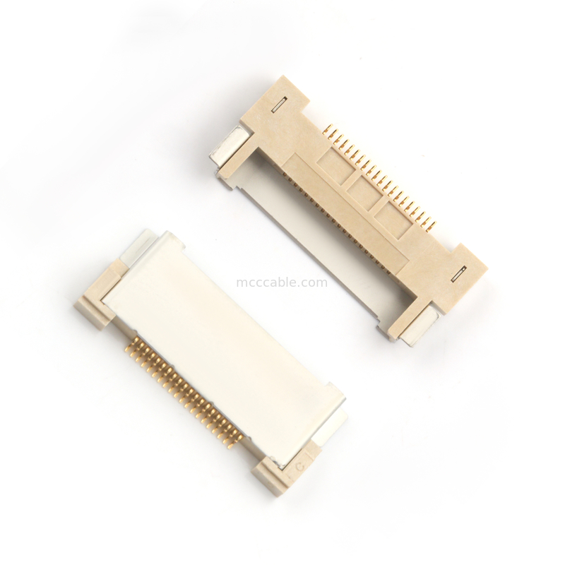 LVDS cable 20143-020E-20F Micro Coaxial aerial cable connector 0.5mm Pitch For Electronic Equipment