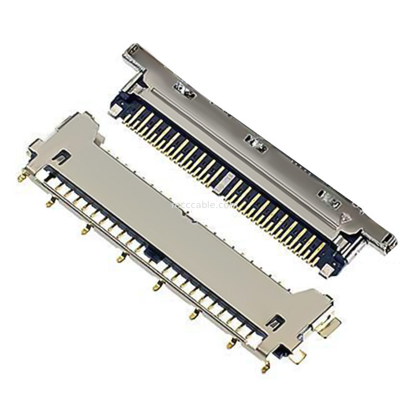 lvds connector types 40 pin lvds connector 20977-040T 040E 01 Horizontal mating type Micro-coaxial connector