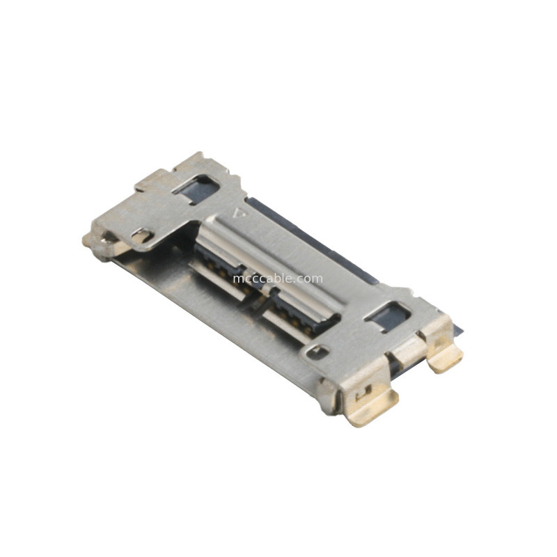 20633 Series 20Gbps/ Lane 20525-210E-02 Micro Coaxial Connector 0.4mm Pitch Plate End Seats