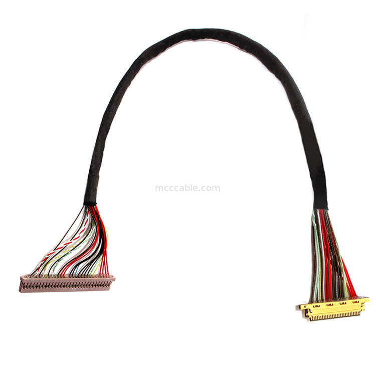 0.4mm / 1.25 Mm Pitch 30PIN To 30PIN I  20453 Lvds Cable For Lcd Monitor
