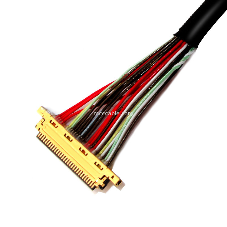 0.4mm / 1.25 Mm Pitch 30PIN To 30PIN I  20453 Lvds Cable For Lcd Monitor