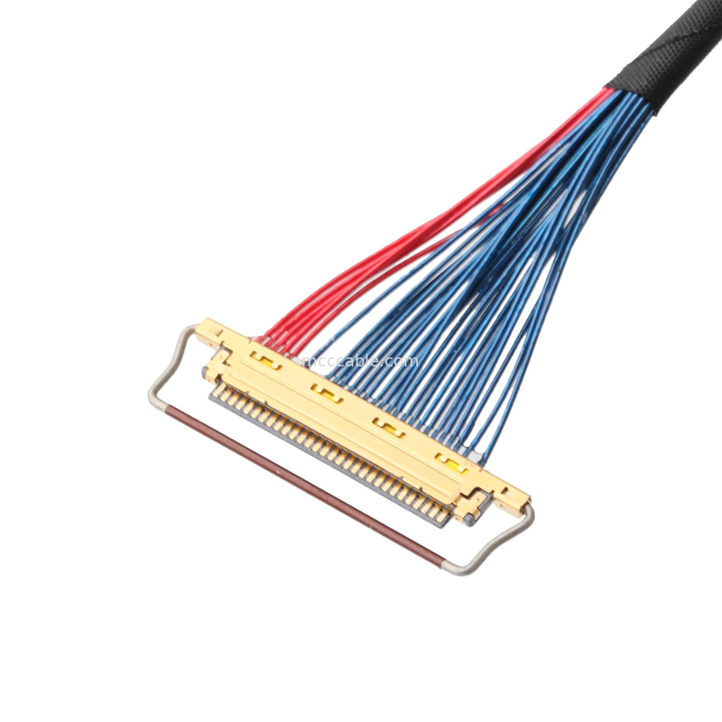 LVDS CABLE Micro Coaxial Connector 20453-230T-03 To FI-RE51CL 51Pin 0.5mm Pitch