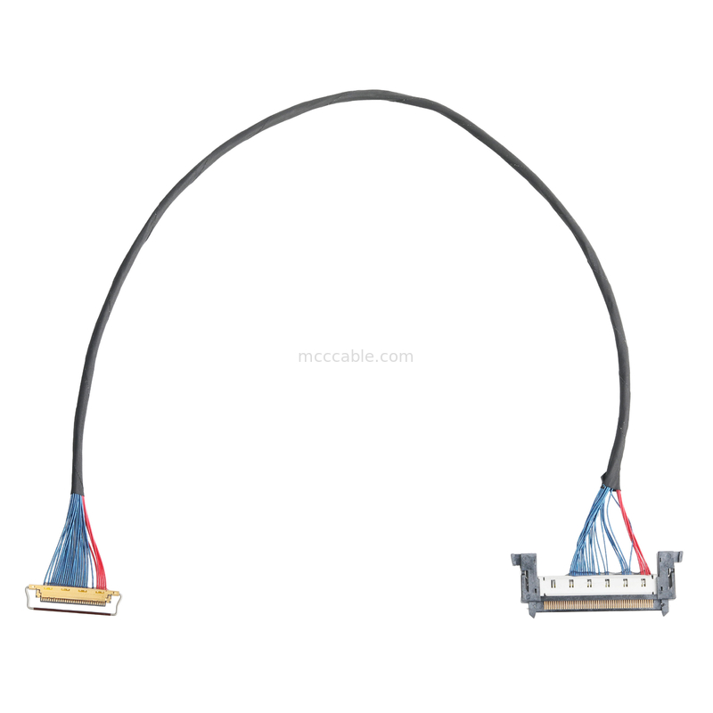 LVDS CABLE Micro Coaxial Connector 20453-230T-03 To FI-RE51CL 51Pin 0.5mm Pitch