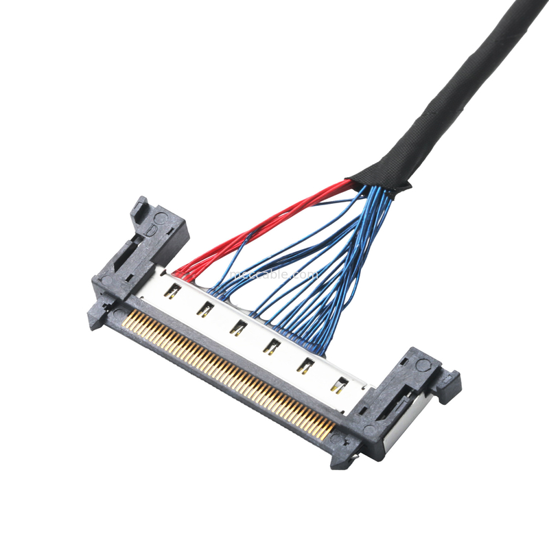 LVDS CABLE Micro Coaxial Connector 20453-230T-03 To FI-RE51CL 51Pin 0.5mm Pitch