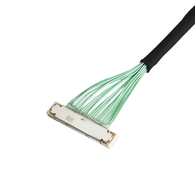  Connector UAV Cable Assembly Lvds Edp Cable Assembly DF36-25P-0.4SD  Micro Coaxial Cable