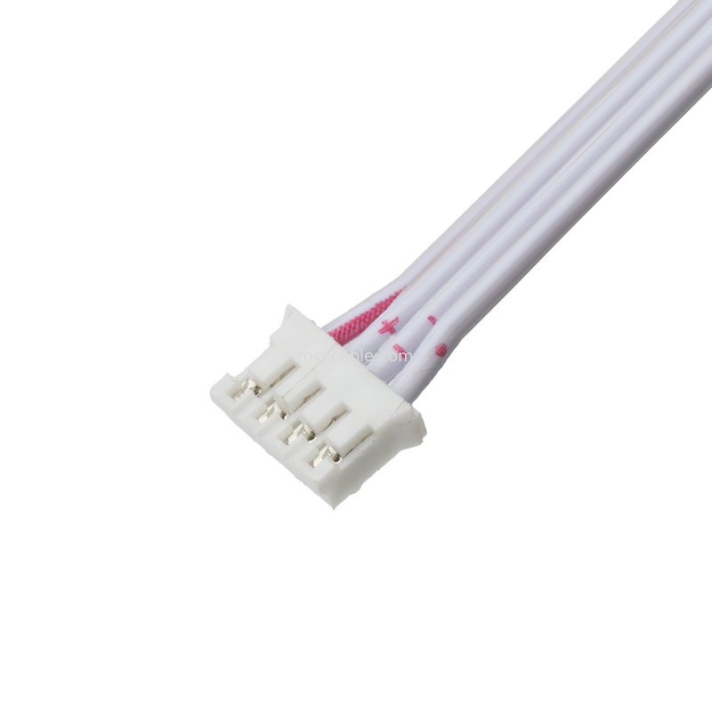 4 Pin Male To Female Flat Flexible Ribbon Cable LHE Connector For Electronic Engineering Audio Projects