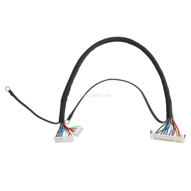 JAE FI-X30HL To JST SHDR-40V-S-B 40P And JST PHR-6 Connector Cable Lvds Cable Display Application