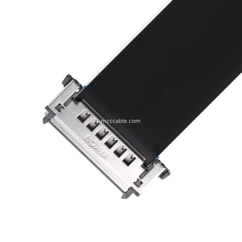 51-Pin RE51 FFC Cable, 0.5mm Pitch, UL489701, EMI-Shielded, 2Gbps Data Rate