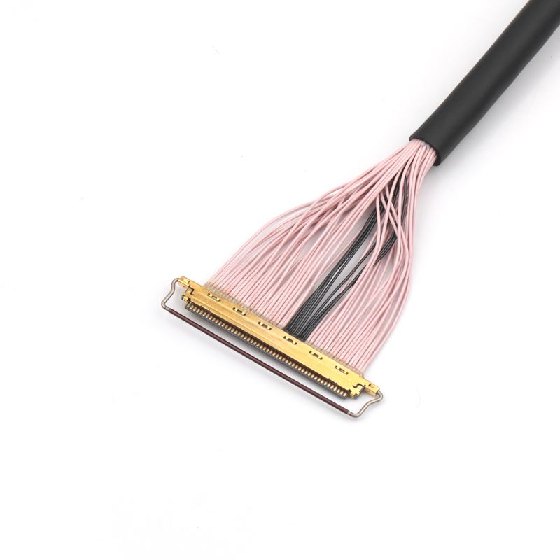 50-Pin Micro-Coaxial Cable, 0.4mm Pitch, Shielded, for High-Speed Data Transmission