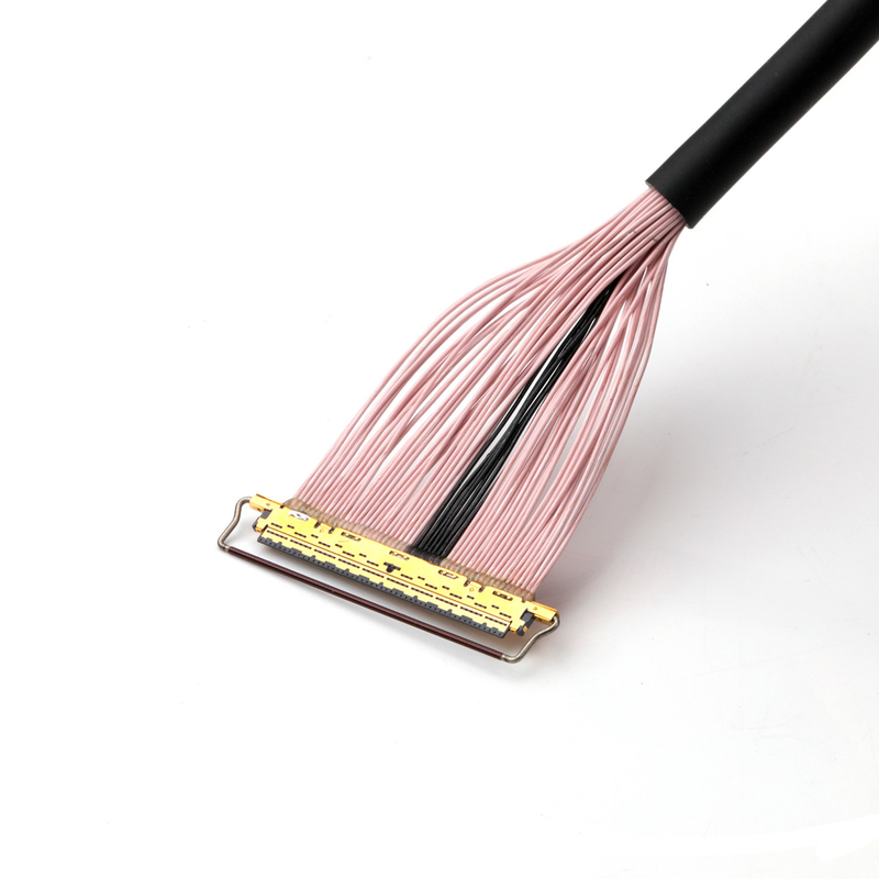 50-Pin Micro-Coaxial Cable, 0.4mm Pitch, Shielded, for High-Speed Data Transmission