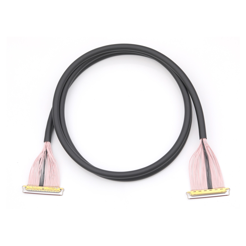 50-Pin Micro-Coaxial Cable, 0.4mm Pitch, Shielded, for High-Speed Data Transmission