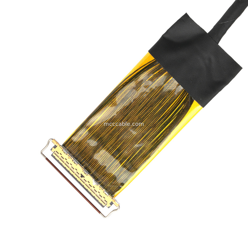 50-Pin Micro-Coaxial Cable Assembly with AWG38 Shielded Wire for High-Speed Data