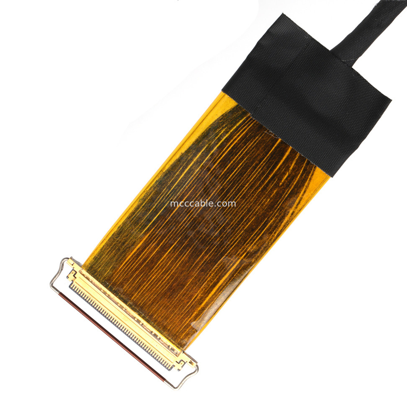 50-Pin Micro-Coaxial Cable Assembly with AWG38 Shielded Wire for High-Speed Data