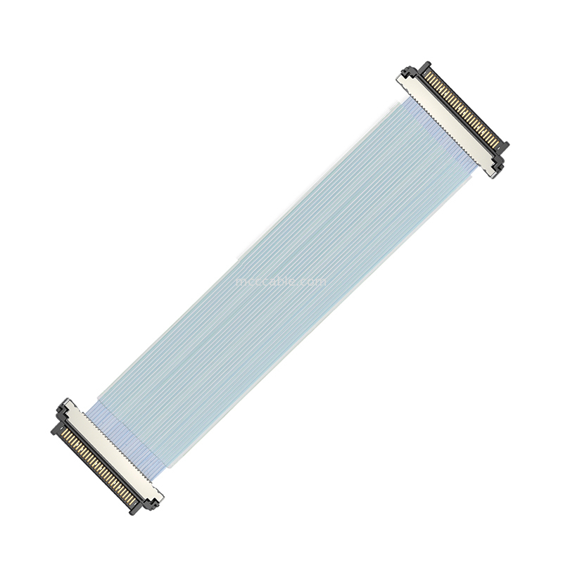 USL20-30SS-045CH 0.4mm Micro Coax Cable Assembly PCIe Gen5-Compatible For Edge AI Processing Modules