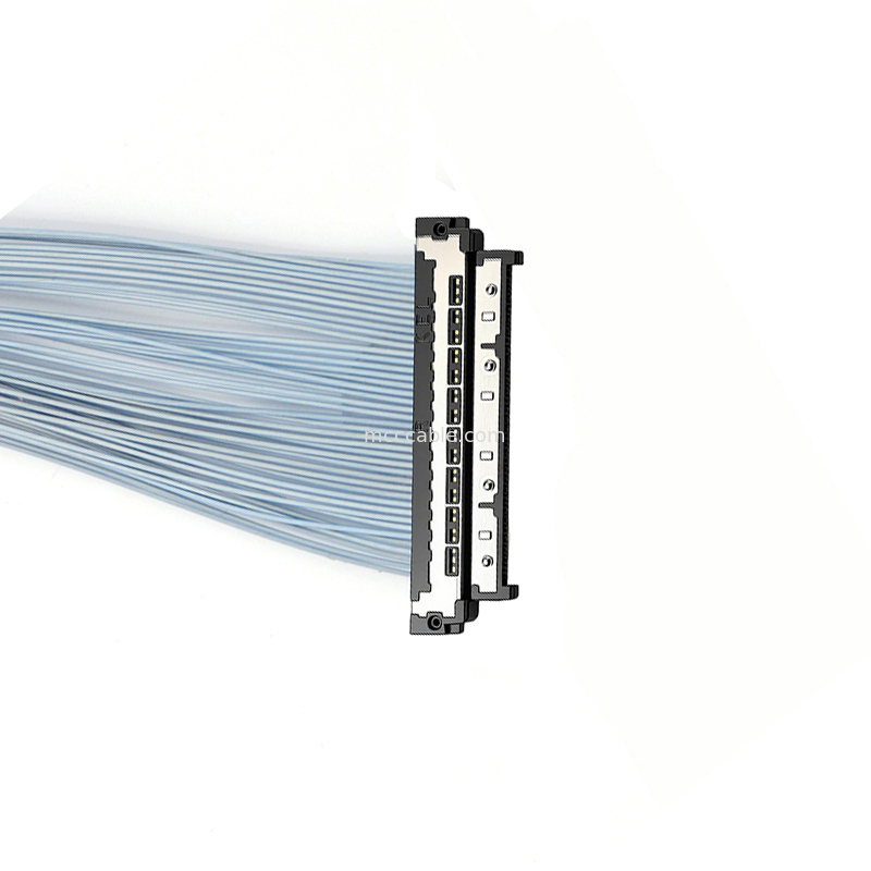 0.4mm Fine Pitch USL20-30SS-013B Micro Coaxial Cable Essential for 360° Panoramic Video Systems